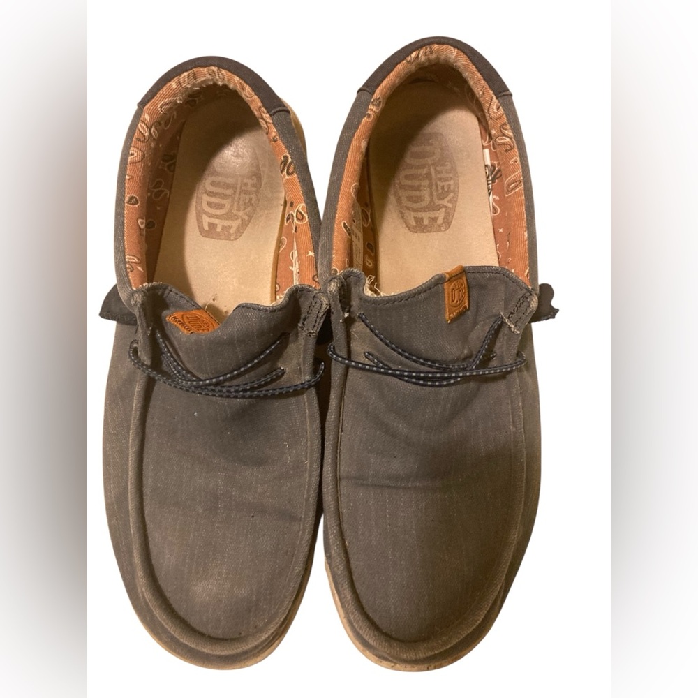 Hey Dude Men's Blue Loafers shoes Size M 12